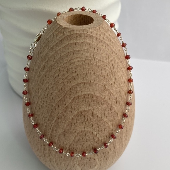 DAINTY Anklet Sterling Silver - Picture 3 of 11